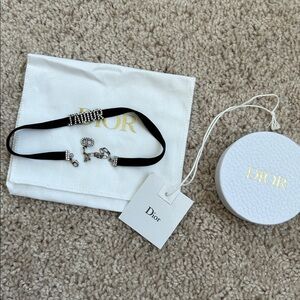 Dior Black Velvet Choker